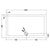 Hudson Reed Slimline Rectangle Shower Tray - Black Slate - Unbeatable Bathrooms