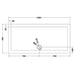 Hudson Reed Slimline Rectangle Shower Tray - Black Slate - Unbeatable Bathrooms