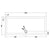 Hudson Reed Slimline Rectangle Shower Tray - White - Unbeatable Bathrooms