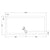 Hudson Reed Slimline Rectangle Shower Tray - White - Unbeatable Bathrooms