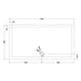 Hudson Reed Slimline Rectangle Shower Tray - Black Slate - Unbeatable Bathrooms