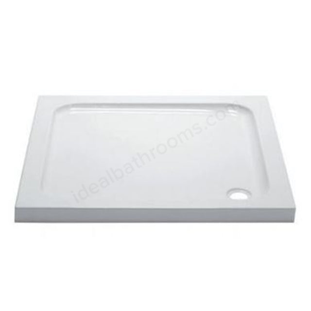Essential April Square Shower Tray - Unbeatable Bathrooms