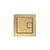 Tavistock Square Flush Button - Brushed Brass - TR9035 - Unbeatable Bathrooms
