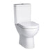 Tavistock Compass Cloakroom Suite - Comfort Toilet & 1TH Vanity Unit - Light Grey - Unbeatable Bathrooms