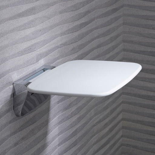 Roper Rhodes Thermoset Shower Seat - White - Unbeatable Bathrooms