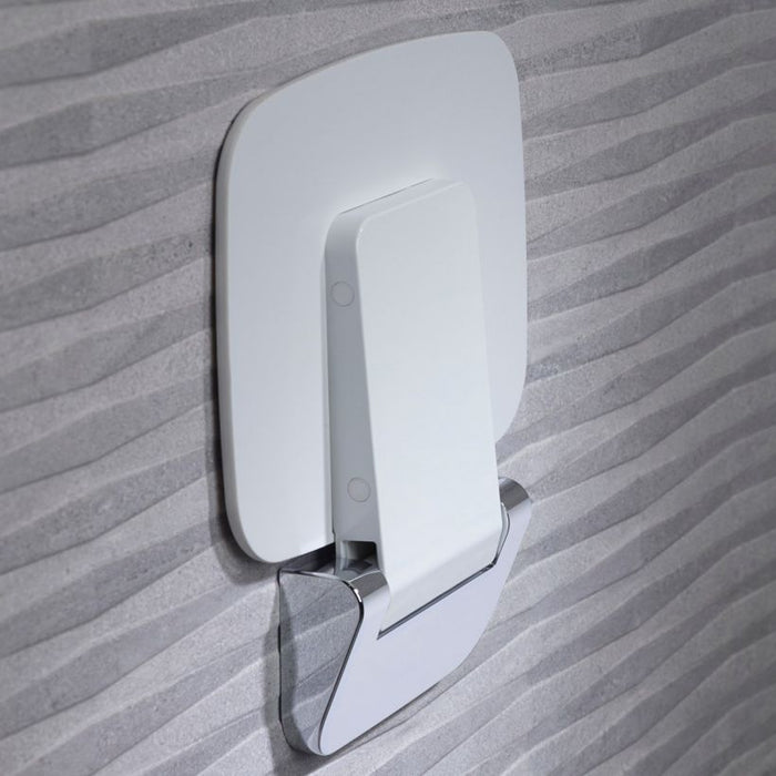Roper Rhodes Thermoset Shower Seat - White - Unbeatable Bathrooms