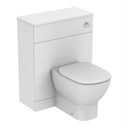 Ideal Standard Tesi 65cm WC Unit with Adjustable Cistern for 6/4 or 4/2.6 Litre Flush and Work Top - Unbeatable Bathrooms