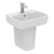 Sottini Rienza 45cm 1TH Pedestal Basin with Overflow - Unbeatable Bathrooms