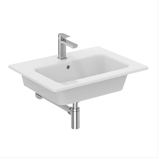 Sottini Rienza 60/80/100cm 1TH Wall Hung Basin with Overflow - Unbeatable Bathrooms