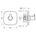 Flova Urban Concealed Thermostatic Mixer Valve Only (Excludes Shut-Off Valve) - Unbeatable Bathrooms