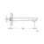 Flova Urban Wall Mounted Bath Spout - Unbeatable Bathrooms