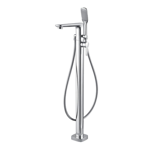 Flova Urban Floor Standing Bath and Shower Mixer with Shower Set - Unbeatable Bathrooms