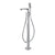 Flova Urban Floor Standing Bath and Shower Mixer with Shower Set - Unbeatable Bathrooms