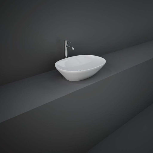 RAK Variant Oval Counter Wash Basin 50cm - Unbeatable Bathrooms