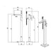 The White Space Veto Free Standing Bath Shower Mixer - Unbeatable Bathrooms