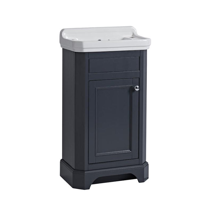 Tavistock Vitoria 500mm Cloakroom Vanity Unit - Floor Standing 1 Door Unit - Unbeatable Bathrooms