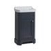 Tavistock Vitoria 500mm Cloakroom Vanity Unit - Floor Standing 1 Door Unit - Unbeatable Bathrooms