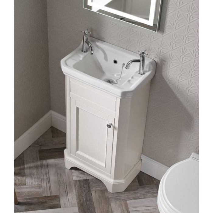 Tavistock Vitoria 500mm Cloakroom Vanity Unit - Floor Standing 1 Door Unit - Unbeatable Bathrooms