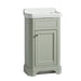 Tavistock Vitoria 500mm Cloakroom Vanity Unit - Floor Standing 1 Door Unit - Unbeatable Bathrooms