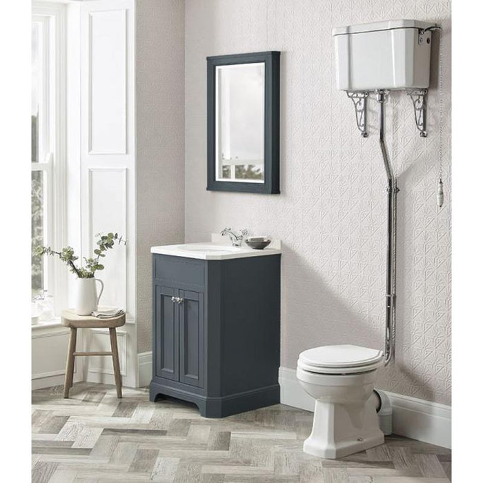 Tavistock Vitoria 600mm Vanity Unit - Floor Standing 2 Door Unit with Underslung Basin - Unbeatable Bathrooms