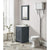 Tavistock Vitoria 600mm Vanity Unit - Floor Standing 2 Door Unit with Underslung Basin - Unbeatable Bathrooms