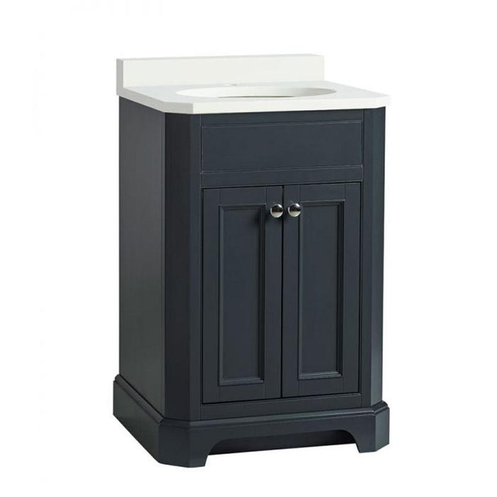 Tavistock Vitoria 600mm Vanity Unit - Floor Standing 2 Door Unit with Underslung Basin - Unbeatable Bathrooms