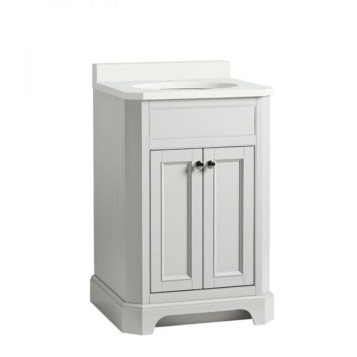 Tavistock Vitoria 600mm Vanity Unit - Floor Standing 2 Door Unit with Underslung Basin - Unbeatable Bathrooms
