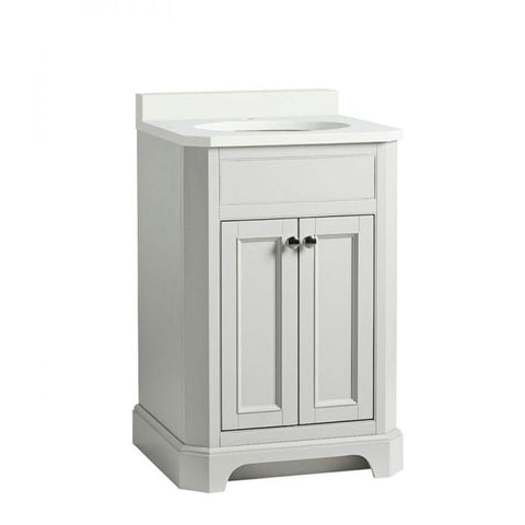 Tavistock Vitoria 600mm Vanity Unit - Floor Standing 2 Door Unit with Underslung Basin - Unbeatable Bathrooms