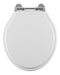 Tavistock Vitoria Wooden Soft Close Toilet Seat - Gloss White - Unbeatable Bathrooms