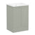 VitrA Root Classic 600mm Vanity Unit - Floor Standing 2 Door Unit with Basin in Matt Retro Green - Unbeatable Bathrooms