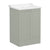 VitrA Root Classic 600mm Vanity Unit - Floor Standing 2 Door Unit with Basin in Matt Retro Green - Unbeatable Bathrooms