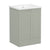 VitrA Root Classic 600mm Vanity Unit - Floor Standing 2 Door Unit with Basin in Matt Retro Green - Unbeatable Bathrooms