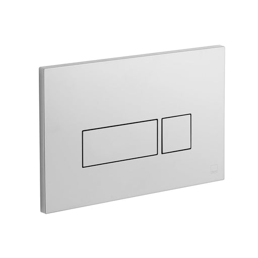 VADO Square Dual Flush Plate - Chrome - Unbeatable Bathrooms