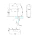 Hudson Reed Willow Mono Basin Mixer Push Button Waste - Unbeatable Bathrooms