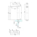 Hudson Reed Willow Tall Mono Basin Mixer Push Button Waste - Unbeatable Bathrooms