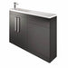 The White Space Scene 1200mm Vanity Unit Pack - Floor Standing 2 Door Unit (RH) - Unbeatable Bathrooms