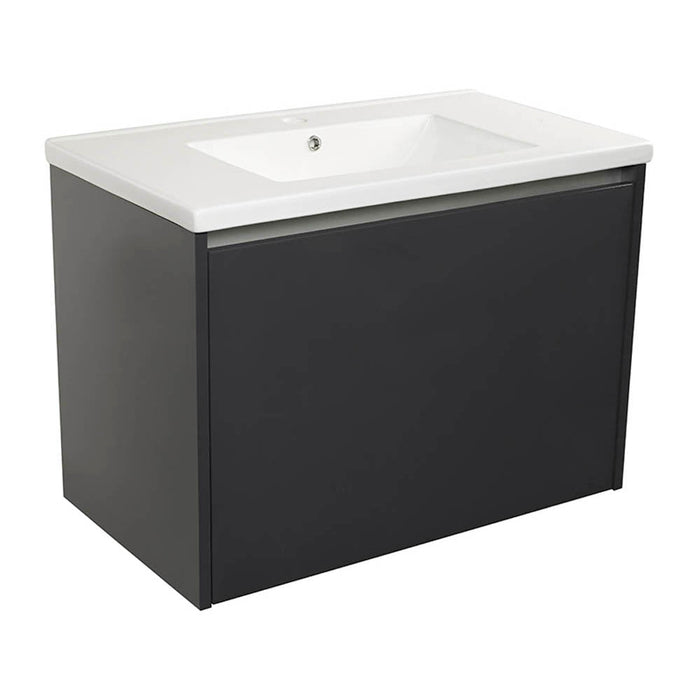 JTP City Wall Mounted Vanity Unit With Internal Draw & Bottom Sensor Light - Unbeatable Bathrooms