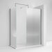 Nuie Fluted Wet Room Shower Screen 1000mm with Support Bar (Various Colours) - Unbeatable Bathrooms