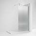 Nuie Fluted Wet Room Shower Screen 1000mm with Support Bar - Chrome - Unbeatable Bathrooms