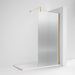 Nuie Fluted Wet Room Shower Screen 1000mm with Support Bar (Various Colours) - Unbeatable Bathrooms