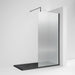 Nuie Fluted Wet Room Shower Screen 900mm with Support Bar (Various Colours) - Unbeatable Bathrooms