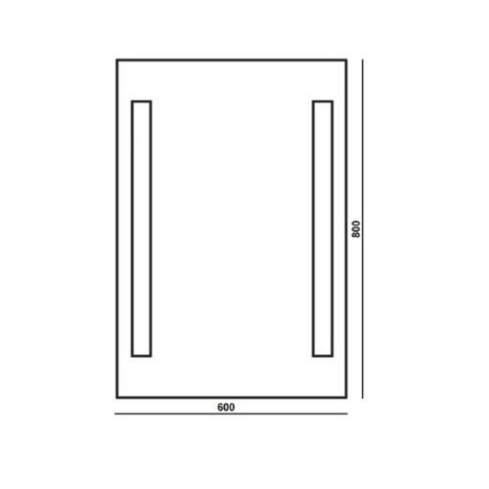 The White Space Par Illuminated Mirror - Unbeatable Bathrooms