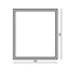 The White Space Frame Illuminated Mirror with Sensor Switch and Demister Pad - Unbeatable Bathrooms