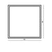 The White Space Frame Illuminated Mirror with Sensor Switch and Demister Pad - Unbeatable Bathrooms
