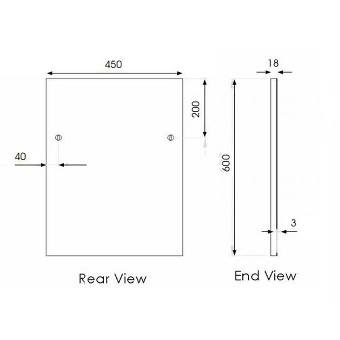 The White Space Scene Mirror - Unbeatable Bathrooms