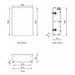 The White Space Scene 450mm Single Door Mirror Cabinet - Unbeatable Bathrooms