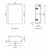 The White Space Scene 450mm Single Door Mirror Cabinet - Unbeatable Bathrooms