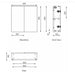 The White Space Scene 600/800mm Double Door Mirror Cabinet - Unbeatable Bathrooms