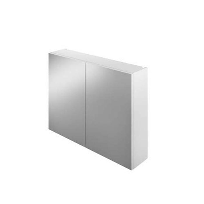 The White Space Scene 600/800mm Double Door Mirror Cabinet - Unbeatable Bathrooms