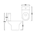 The White Space Scene Close Coupled Toilet - Unbeatable Bathrooms